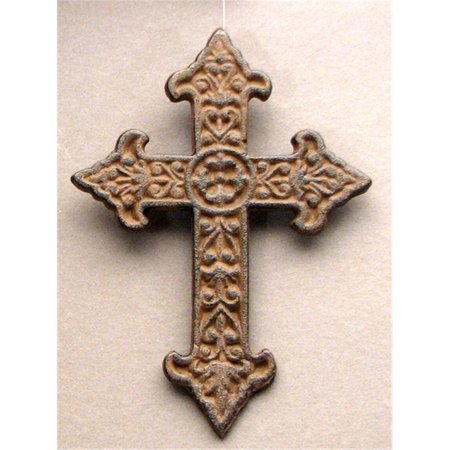 FIXTURESFIRST Solid Cast Iron Fleur De Lis Cross Bulk FI1808717